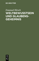 Weltbewusstsein und Glaubensgeheimnis 3110012758 Book Cover