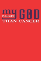 My god is bigger than cancer.: Gift For Colon Cancer Patient( 120 Pages Dot Grid 6x9) 1688925732 Book Cover