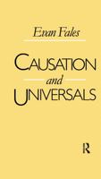 Causation and Universals 1138969982 Book Cover
