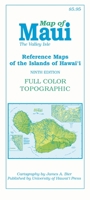 Map of Maui: The Valley Isle (Reference Maps of the Islands of Hawai'i) 0824873858 Book Cover