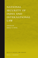 National Security of India and International Law 9004421440 Book Cover