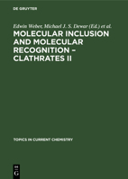 Molecular Inclusion and Molecular Recognition - Clathrates II 3662151111 Book Cover