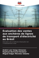 Évaluation des ventes aux enchères de lignes de transport d'électricité au Brésil (French Edition) 6208045223 Book Cover