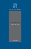 Raimundus Lullus. Opera Selecta 2503580459 Book Cover