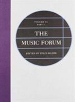 The Music Forum 0231058322 Book Cover