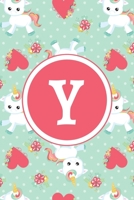 Y: Monogrammed 2020 Weekly Planner For Women And Teen Girls - Cute Unicorn Hearts, January 2020 - December 2020 (6"x9") 1702054209 Book Cover