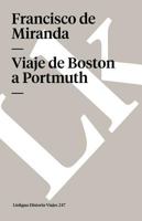 Viaje de Boston a Portmuth 8496290654 Book Cover