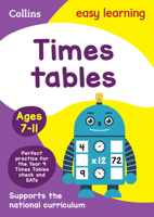 Collins Easy Learning Age 7-11 — Times Tables Ages 7-11: New Edition 0008134405 Book Cover