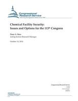 Chemical Facility Security: Issues and Options for the 113th Congress 1505587131 Book Cover