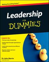 Leadership For Dummies 0470972114 Book Cover