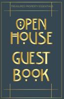 Open House Guest Book: Craftsman Style 1096428520 Book Cover