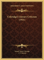 Coleridge's Literary Criticism 1015358772 Book Cover