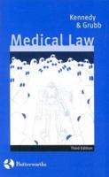 Medical Law 0406903255 Book Cover