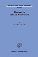 Hassrede in Sozialen Netzwerken (German Edition) 3428191145 Book Cover