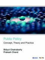 Public Policy: Concept, Theory and Practice 9351509257 Book Cover