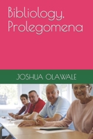 Bibliology, Prolegomena null Book Cover