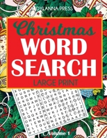 Christmas Word Search Puzzles, Large Print 1949651932 Book Cover