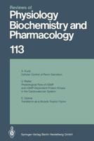 Reviews of Physiology, Biochemistry and Pharmacology 3662311208 Book Cover