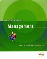 Core Concepts of Management 0470887737 Book Cover