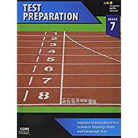 Steck-Vaughn Core Skills Test Preparation: Workbook Grade 7 0544268598 Book Cover
