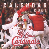 St. Louis Cardinals: 2021-2022 Calendar - 12 months - 8.5 x 8.5 glossy paper B091F5PXSQ Book Cover