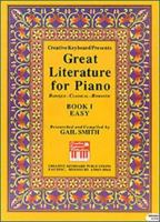 Mel Bay Great Literature for the Piano: Advanced 1562227971 Book Cover