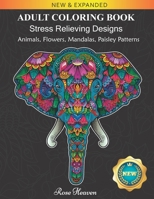 Adult Coloring Book: An Adult Coloring Book with Lions, Elephants, Owls, Horses, Dogs, Cats, and Many More! B08SGZ7TQQ Book Cover