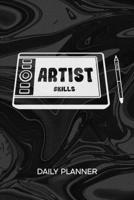 Daily Planner Weekly Calendar: Concept Artist Organizer Undated - Blank 52 Weeks Monday to Sunday -120 Pages- 2D Art Notebook Journal Game Artist - Drawing Tablet To-Do List for Game Designer & Game P 1674614195 Book Cover