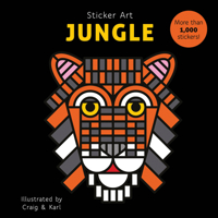 Sticker Art Jungle 1786030047 Book Cover