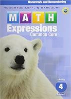 Math Expressions: Homework & Remembering, Volume 1 Grade 4 0547824246 Book Cover