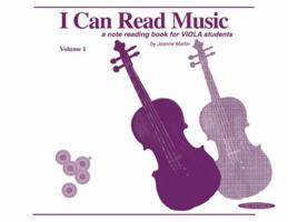 I Can Read Music: For Viola 0874874408 Book Cover