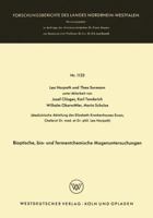 Bioptische, Bio- Und Fermentchemische Magenuntersuchungen 3663062309 Book Cover