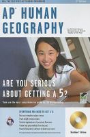 AP Human Geography w/ CD-ROM (REA) -  The Best Test Prep 0738606316 Book Cover
