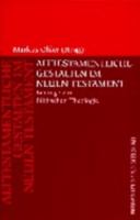 Alttestamentliche Gestalten im Neuen Testament: Beiträge zur biblischen Theologie 3534138368 Book Cover