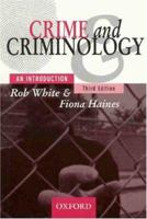 Crime and Criminology 0199024499 Book Cover