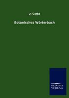 Botanisches W Rterbuch 3846013994 Book Cover