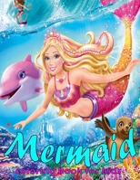 mermaid coloring book: for kids ages 3-9 null Book Cover