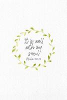 It Is Well With My Soul Psalm 118: 24: Christian Journal Notebook (Lined, 6x9, 120 pages) - Christian Gift for Women, Sermon Notes Journal 1079229604 Book Cover