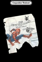 Composition Notebook: Marvel Spider-Man Homecoming Doodle In Class Graphic Journal/Notebook Blank Lined Ruled 6x9 100 Pages 1711718475 Book Cover