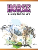 Horse Coloring Book For Girls: Cute Animals: Relaxing Colouring Book | Coloring Activity Book | Discover This Collection Of Horse Coloring Pages 1673109349 Book Cover