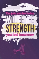 The Pain You Feel Today Will Be The Strength You Feel Tomorrow: 180 Day Exercise Log For Women 1686656823 Book Cover