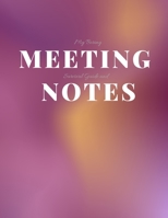 My Boring Meeting Survival Guide and Notes: 8.5x11 Meeting Notebook and Puzzle Book 1087021340 Book Cover