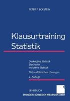 Klausurtraining Statistik: Deskriptive Statistik - Stochastik - Induktive Statistik 3409220968 Book Cover