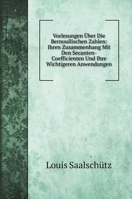 Vorlesungen Uber Die Bernoullischen Zahlen 1144202981 Book Cover