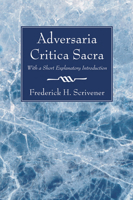 Adversaria Critica Sacra 1556350600 Book Cover