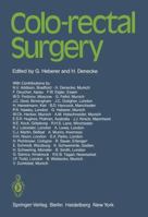 Colo-Rectal Surgery 3540115056 Book Cover