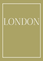 London: A colorful decorative book for coffee tables, end tables, bookshelves and interior design styling | Stack city books to add decor to any room. ... or as a gift for interior design savvy people 1713225344 Book Cover