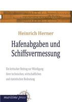 Hafenabgaben Und Schiffsvermessung 3954272903 Book Cover