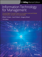 Information Technology for Management: Driving Digital Transformation to Enhance Local and Global Performance, Growth and Sustainability 1119713803 Book Cover