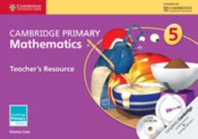 Cambridge Primary Mathematics Stage 5 Teacher's Resource with CD-ROM B01M65KMUL Book Cover